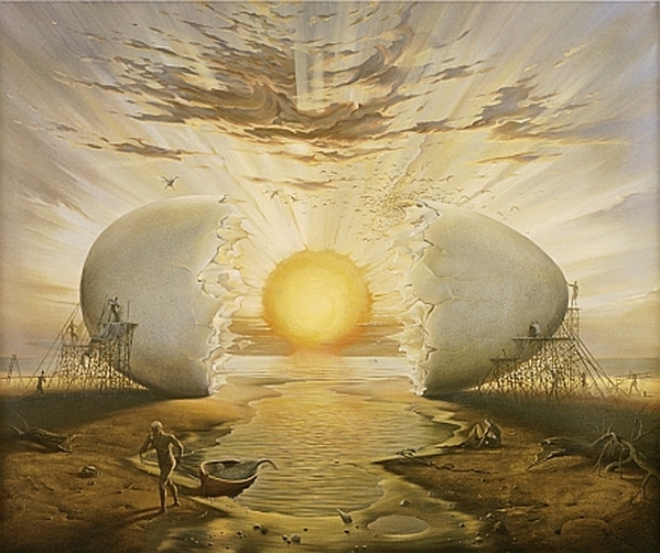 The Giant Egg, by Boris Glikman - The Ekphrastic Review